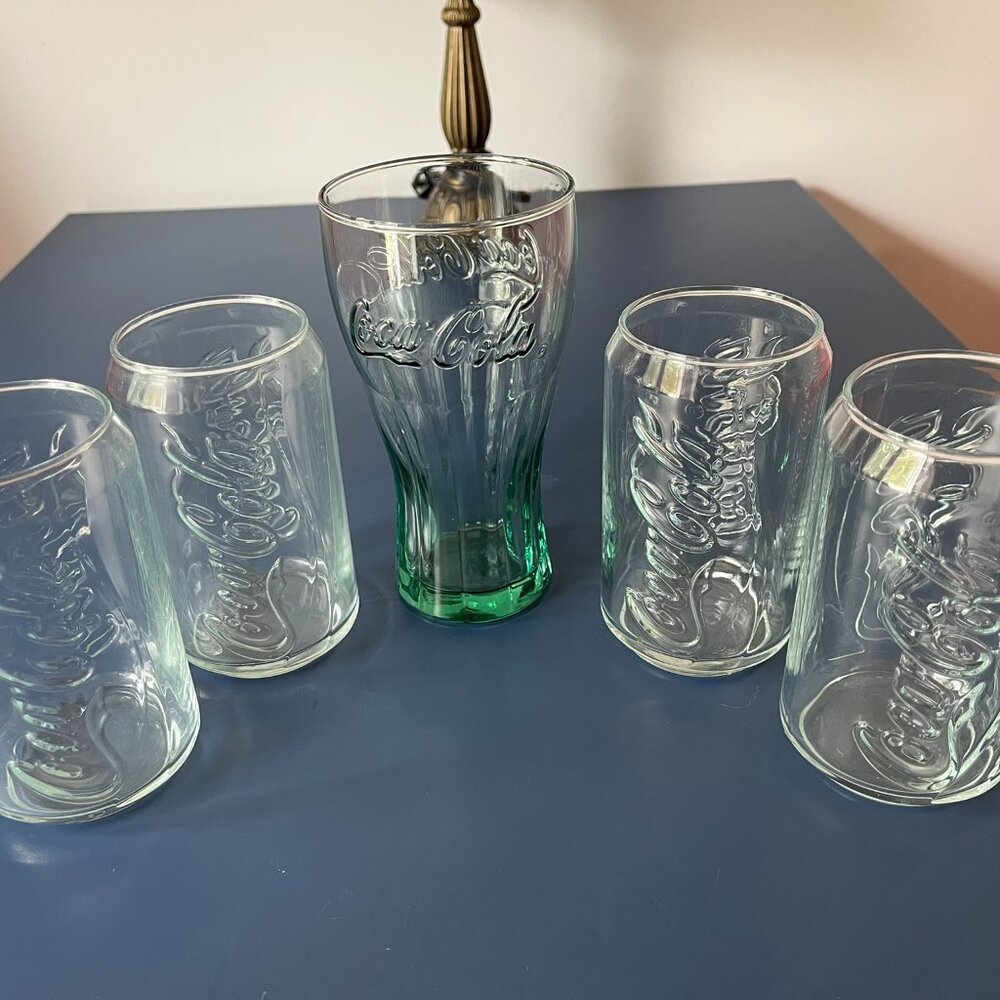 Vintage Style Coca Cola Glasses